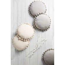 Load image into Gallery viewer, Pom Pom Pillow Mud Pie

