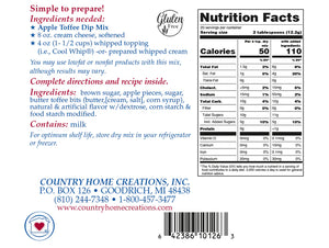 Apple Toffee Dip or Pie Mix