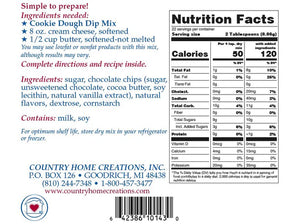 Cookie Dough Dip or Pie Mix